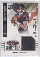 Tom Savage (ball in both hands)