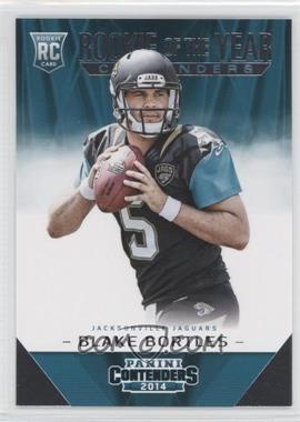 2014 Panini Contenders - Rookie of the Year Contenders #ROY-4 - Blake Bortles