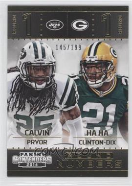 2014 Panini Contenders - Round Numbers - Gold #16 - Calvin Pryor, Ha Ha Clinton-Dix /199