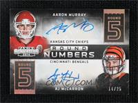 Aaron Murray, AJ McCarron #/25