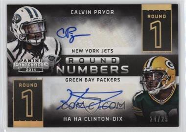 2014 Panini Contenders - Round Numbers Autographs #RN-CH - Calvin Pryor, Ha Ha Clinton-Dix /25