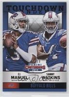 EJ Manuel, Sammy Watkins #/10