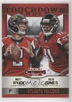 Julio Jones, Matt Ryan #/199