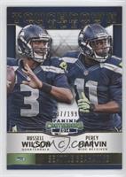 Percy Harvin, Russell Wilson #/199