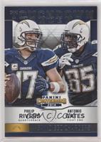 Antonio Gates, Philip Rivers