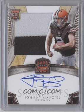 2014 Panini Crown Royale - [Base] - Autographs #201 - Rookie Silhouettes RPS - Johnny Manziel /299