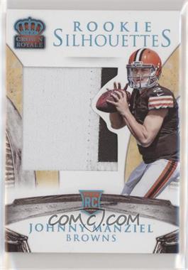 2014 Panini Crown Royale - [Base] - Blue Holofoil #201 - Rookie Silhouettes RPS - Johnny Manziel /49