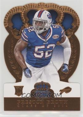 2014 Panini Crown Royale - [Base] - Retail Bronze #129 - Rookie Class of 2014 - Preston Brown