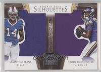 Sammy Watkins, Teddy Bridgewater #/99