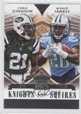 2014 Panini Crown Royale - Knights and Squires #KS11 - Chris Johnson, Bishop Sankey