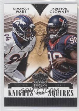 2014 Panini Crown Royale - Knights and Squires #KS8 - DeMarcus Ware, Jadeveon Clowney