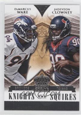2014 Panini Crown Royale - Knights and Squires #KS8 - DeMarcus Ware, Jadeveon Clowney
