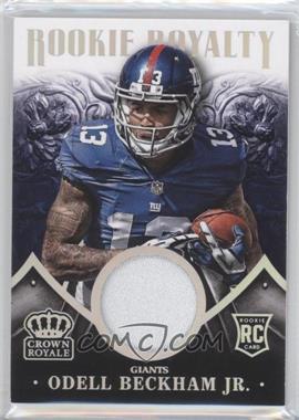 2014 Panini Crown Royale - Rookie Royalty Materials - Prime #RR14 - Odell Beckham Jr. /99