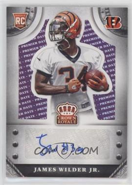 2014 Panini Crown Royale - Rookie Signatures - Premier Date #S-JR - James Wilder Jr. /14