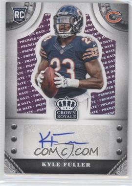 2014 Panini Crown Royale - Rookie Signatures - Premier Date #S-KF - Kyle Fuller /14