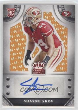 2014 Panini Crown Royale - Rookie Signatures - Retail Jersey Number #S-SS - Shayne Skov /44