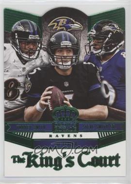 2014 Panini Crown Royale - The King's Court - Green #KC19 - Joe Flacco, Steve Smith Sr., Torrey Smith