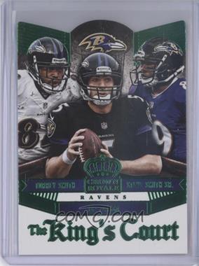 2014 Panini Crown Royale - The King's Court - Green #KC19 - Joe Flacco, Steve Smith Sr., Torrey Smith