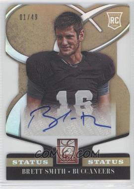 2014 Panini Elite - [Base] - Status Gold Die-Cut #113 - Rookie - Brett Smith /49