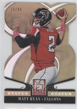 2014 Panini Elite - [Base] - Status Gold Die-Cut #4 - Matt Ryan /49