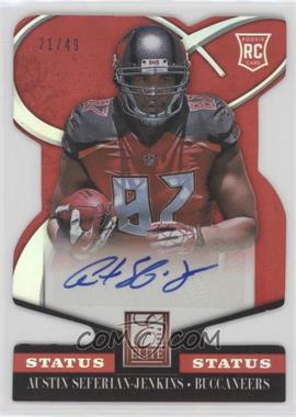 2014 Panini Elite - [Base] - Status Red Die-Cut #108 - Rookie - Austin Seferian-Jenkins /49