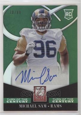 2014 Panini Elite - [Base] - Turn of the Century Signatures #172 - Rookie - Michael Sam /99