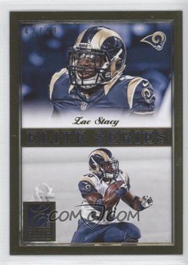 2014 Panini Elite - Elite Series - Gold #26 - Zac Stacy /49