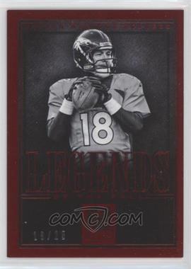 2014 Panini Elite - Legends of the Fall - Red #10 - Peyton Manning /25