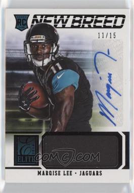 2014 Panini Elite - New Breed Materials - Prime Signatures #29 - Marqise Lee /15