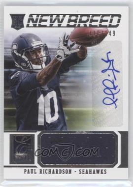 2014 Panini Elite - New Breed Materials - Signatures #33 - Paul Richardson /149