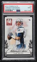 Peyton Manning, Tom Brady [PSA 9 MINT]