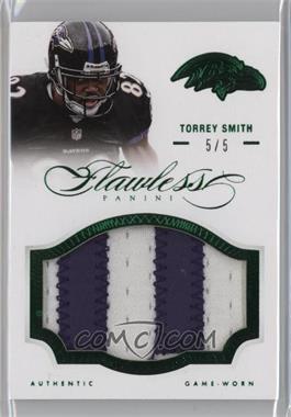 2014 Panini Flawless - Patches - Emerald #65 - Torrey Smith /5