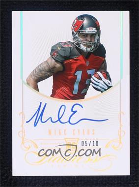 2014 Panini Flawless - Rookie Autographs - Gold #4 - Mike Evans /10