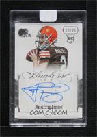 Johnny Manziel [Uncirculated] #/25