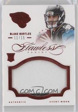 2014 Panini Flawless - Rookie Patches - Ruby #2 - Blake Bortles /15