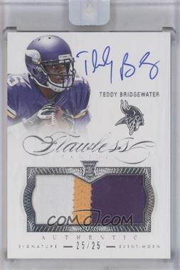 2014 Panini Flawless - Rookie Patches Autographs #10 - Teddy Bridgewater /25 [Uncirculated]