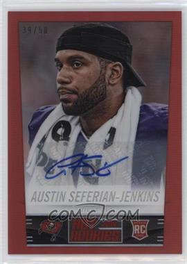 2014 Panini Hot Rookies - [Base] - Fat Pack Rookies Red Prizm Signatures #338 - Austin Seferian-Jenkins /50