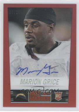 2014 Panini Hot Rookies - [Base] - Fat Pack Rookies Red Prizm Signatures #404 - Marion Grice /50