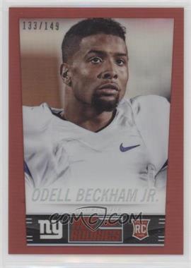 2014 Panini Hot Rookies - [Base] - Fat Pack Rookies Red Prizm #411 - Odell Beckham Jr. /149