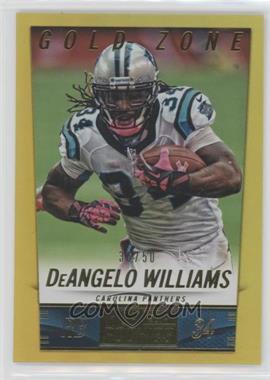 2014 Panini Hot Rookies - [Base] - Gold Zone #33 - DeAngelo Williams /50