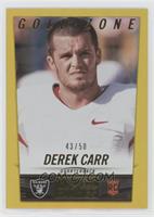 Derek Carr #/50