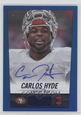 2014 Panini Hot Rookies - [Base] - Rookie Signatures Blue #349 - Carlos Hyde /75