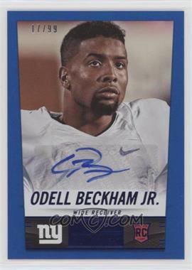 2014 Panini Hot Rookies - [Base] - Rookie Signatures Blue #411 - Odell Beckham Jr. /99