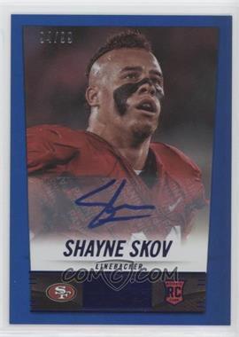 2014 Panini Hot Rookies - [Base] - Rookie Signatures Blue #421 - Shayne Skov /99