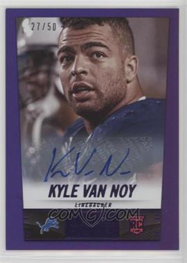 2014 Panini Hot Rookies - [Base] - Rookie Signatures Purple #396 - Kyle Van Noy /50