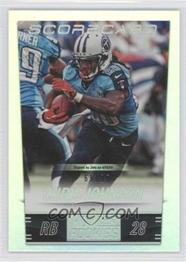 2014 Panini Hot Rookies - [Base] - Scorecard #221 - Chris Johnson /99