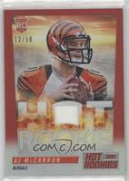 AJ McCarron #/50