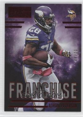 2014 Panini Hot Rookies - Franchise - Red #F2 - Adrian Peterson /20