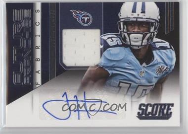 2014 Panini Hot Rookies - Future Franchise Fabrics Signatures #FFF-JH - Justin Hunter