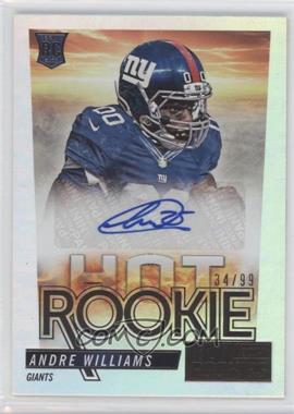 2014 Panini Hot Rookies - Hot Rookies Signatures #HR-AW - Andre Williams /99